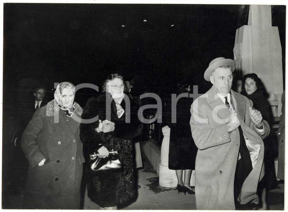 1960 TORTONA Morte Fausto COPPI - La madre Angiolina BOVERI e il cognato *Foto