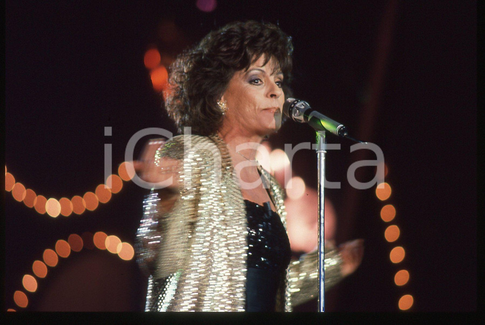 35mm vintage slide* 1989 CANALE 5 Cocky MAZZETTI a C'ERA UNA VOLTA IL FESTIVAL 6