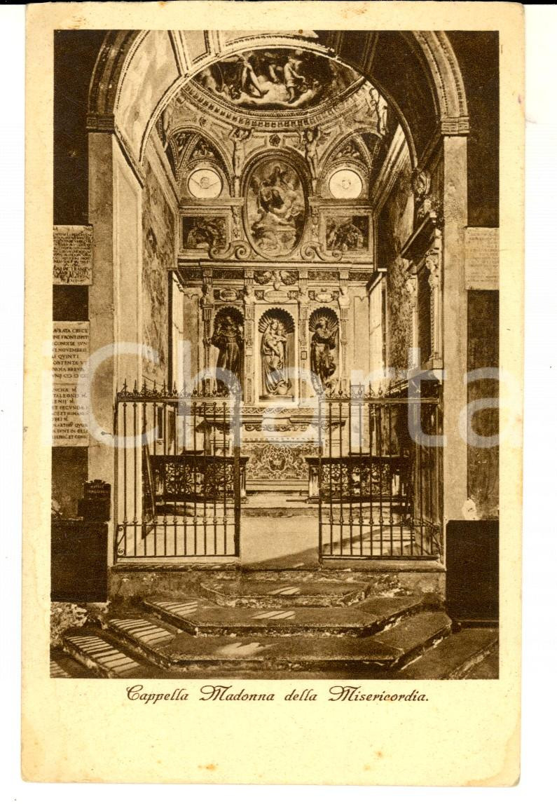 Cartolina originale da collezione 1920 ca MILANO SANT ANGELO Cappella Madonna della Misericordia Cartolina FP VG 1