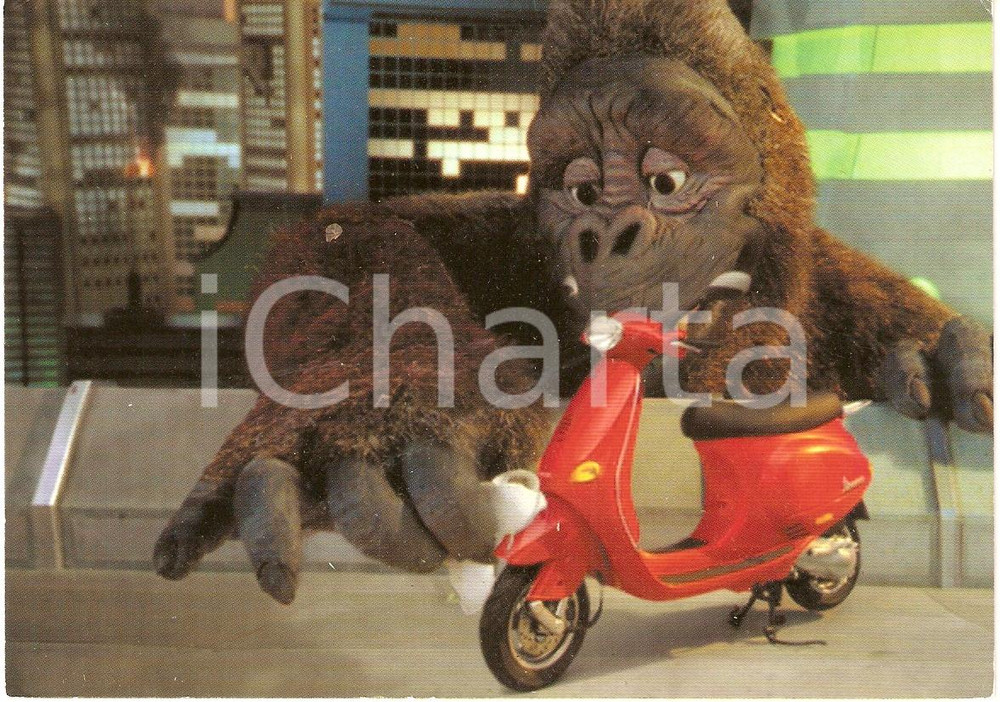 Cartolina originale da collezione 1980 ca VESPA Cartolina pubblicitaria KING KONG Edizione LIMITATA FG NV 1
