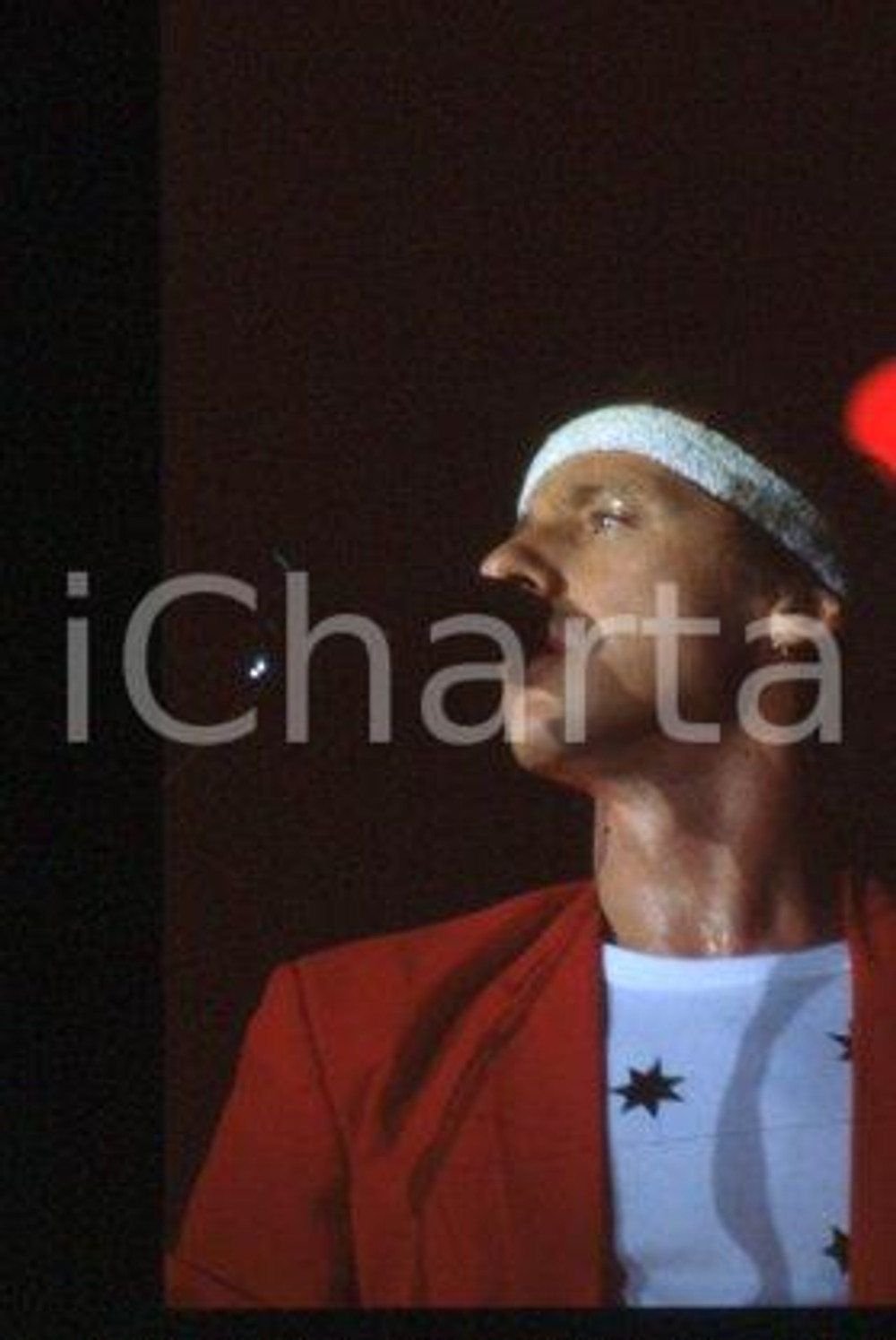 35mm vintage slide* 1985 MUSIC British rock band DIRE STRAITS Mark KNOPFLER (11)