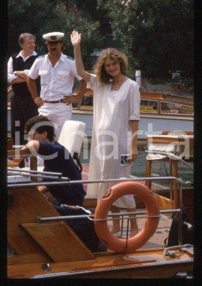 35mm vintage slide* 1990 ca VENICE actress Sophie WARD & husband Paul HOBSON (9)