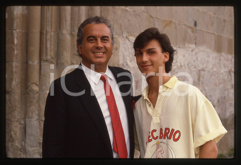 35mm vintage slide* 1987 ARENA DI VERONA Vittorio e Andrea SALVETTI Ritratto (7)