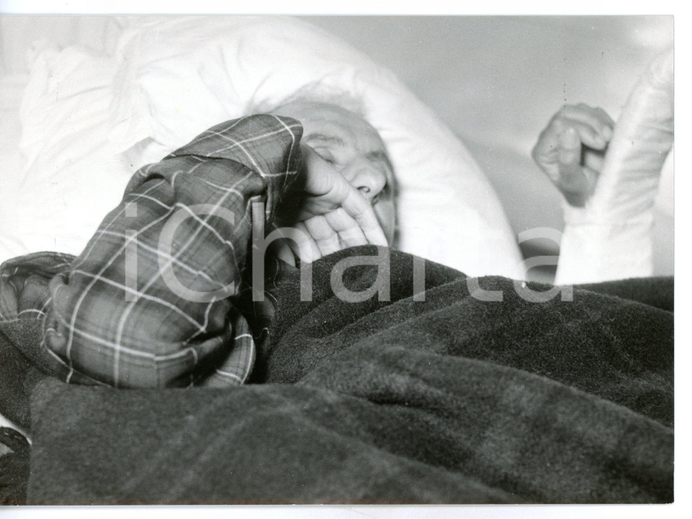 1956 ROMA Pilota Gigi VILLORESI ricoverato in ospedale dopo un infortunio *Foto