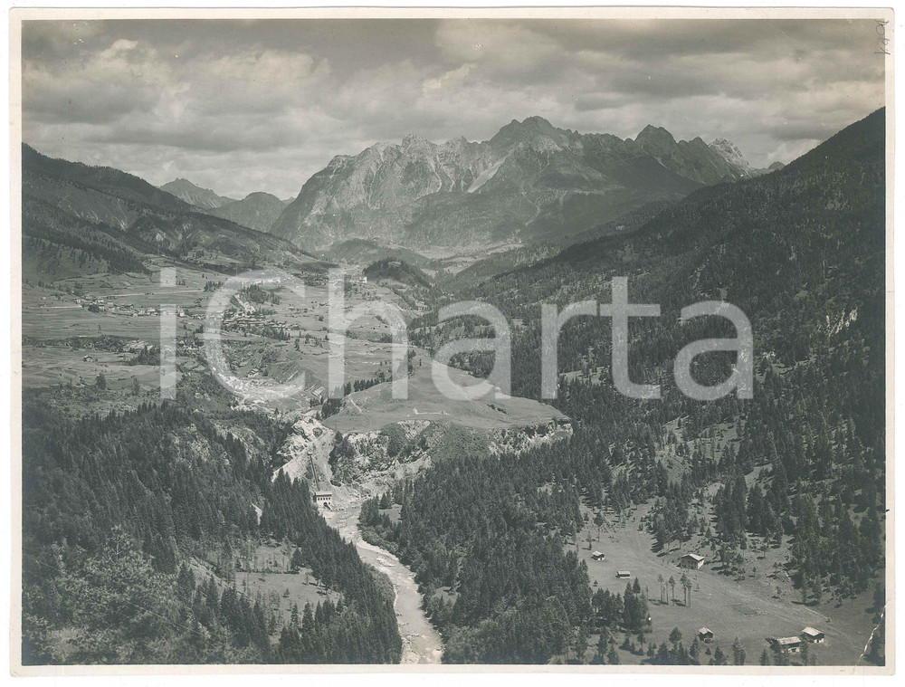 Fotografia d epoca originale 1940 ca CADORE  DOLOMITI Gruppo del Duranno  Fotografia 26x20 cm 1