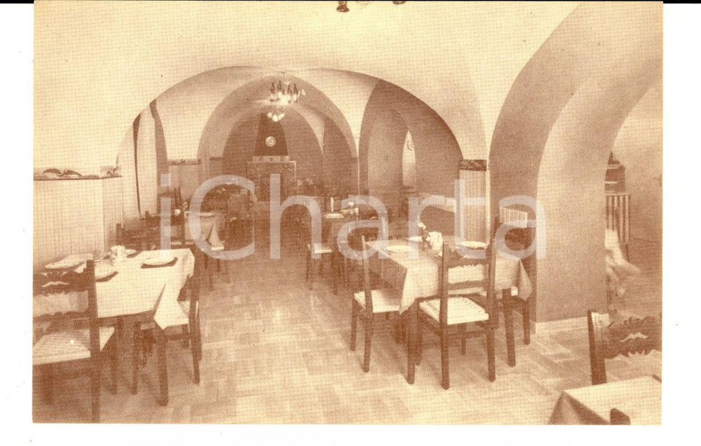 Cartolina originale da collezione 1973 MACERATA Albergo ANCONA Ristorante PIATTO D ORO Cartolina postale FG NV 1