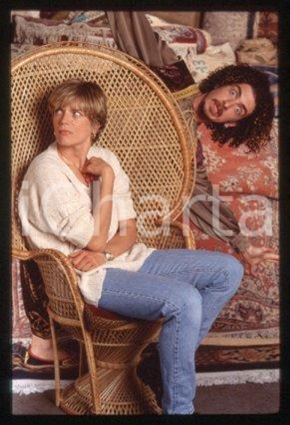35mm vintage slide* 1997 CINEMA "YOU WISH" John ALES, Harley Jane KOZAK (1)