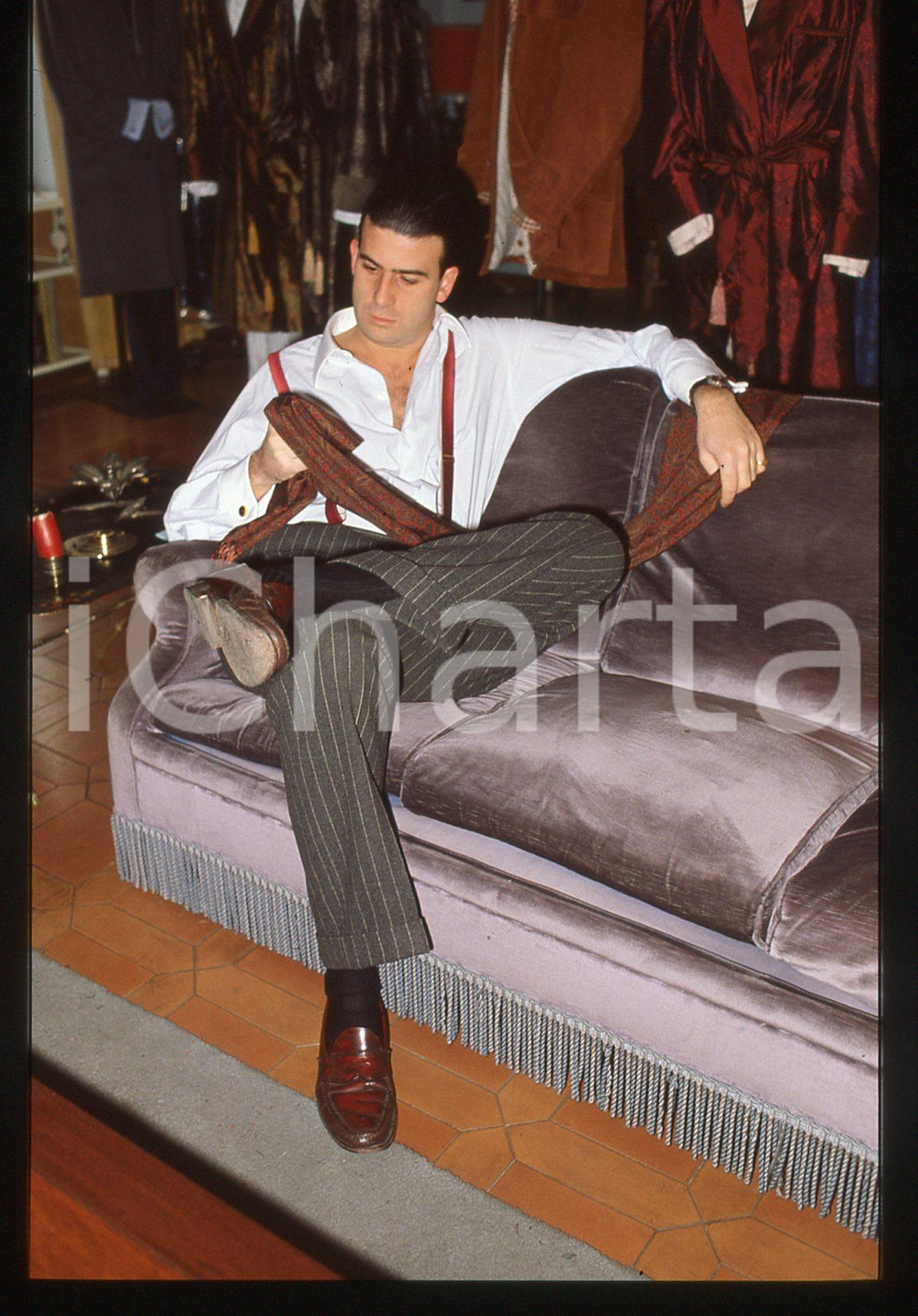 35mm vintage slide* 1990 ca COSTUME - Giovanni TORLONIA (2)