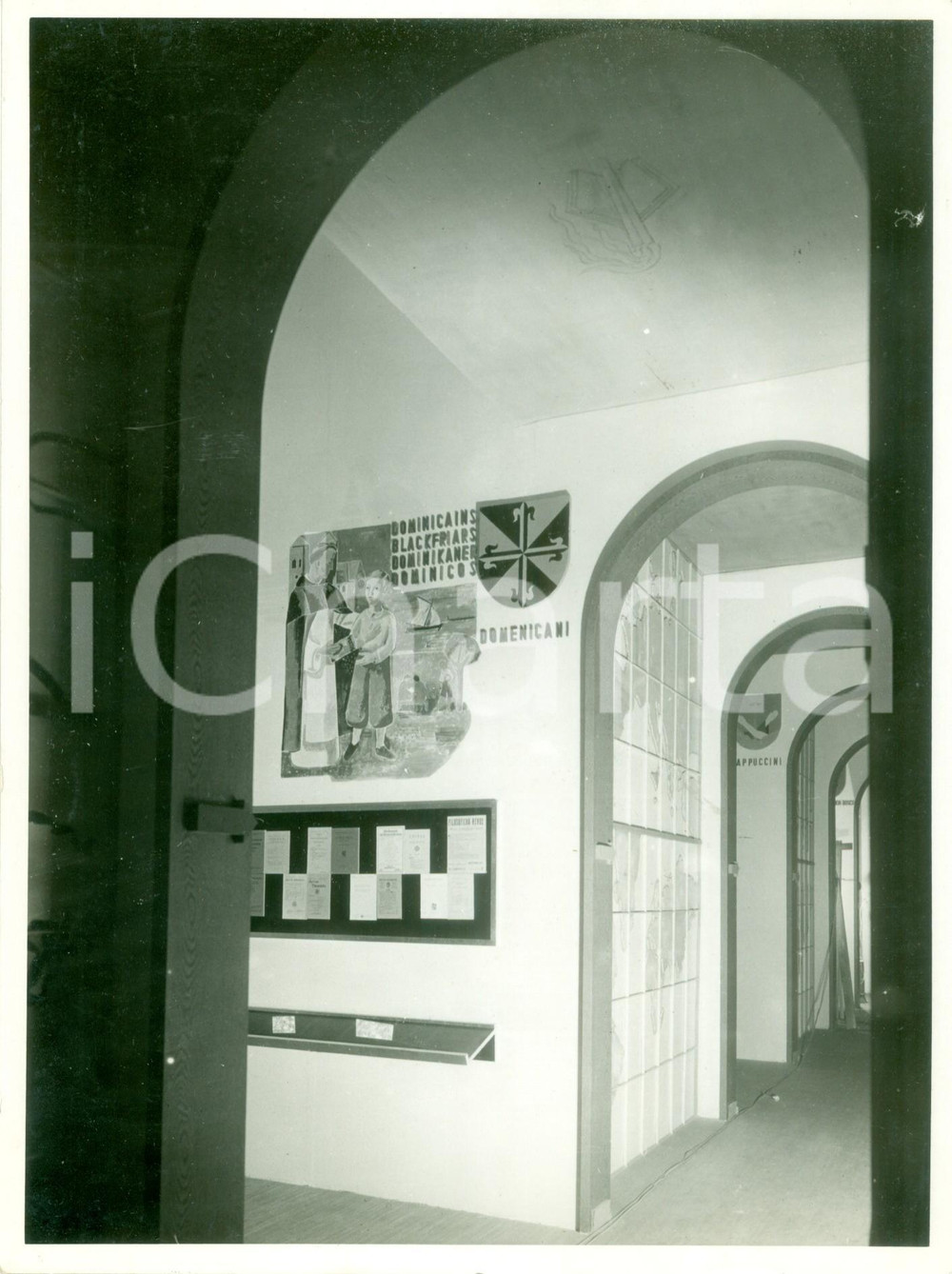 Fotografia d epoca originale 1936 VATICANO Esposizione Stampa Cattolica Sezione Ordini Religiosi Fotografia 1