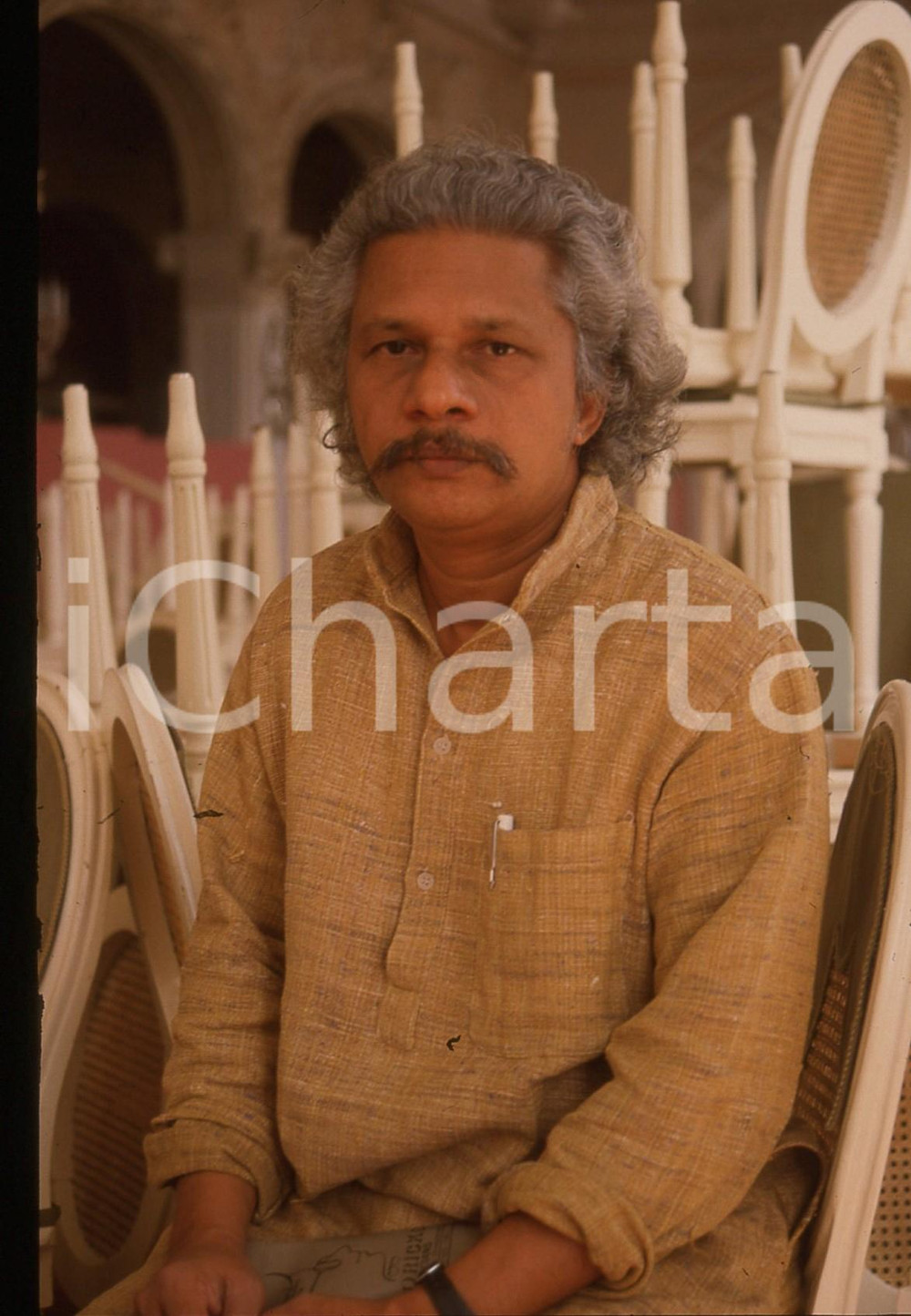 35mm vintage slide* 1990 VENEZIA Adoor GOPALAKRISHNAN - Ritratto del regista (4)