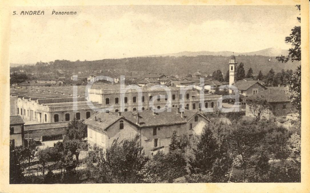 Cartolina originale da collezione 1930 ca COCQUIO TREVISAGO VA Veduta della frazione SANT ANDREA  FP VG 1