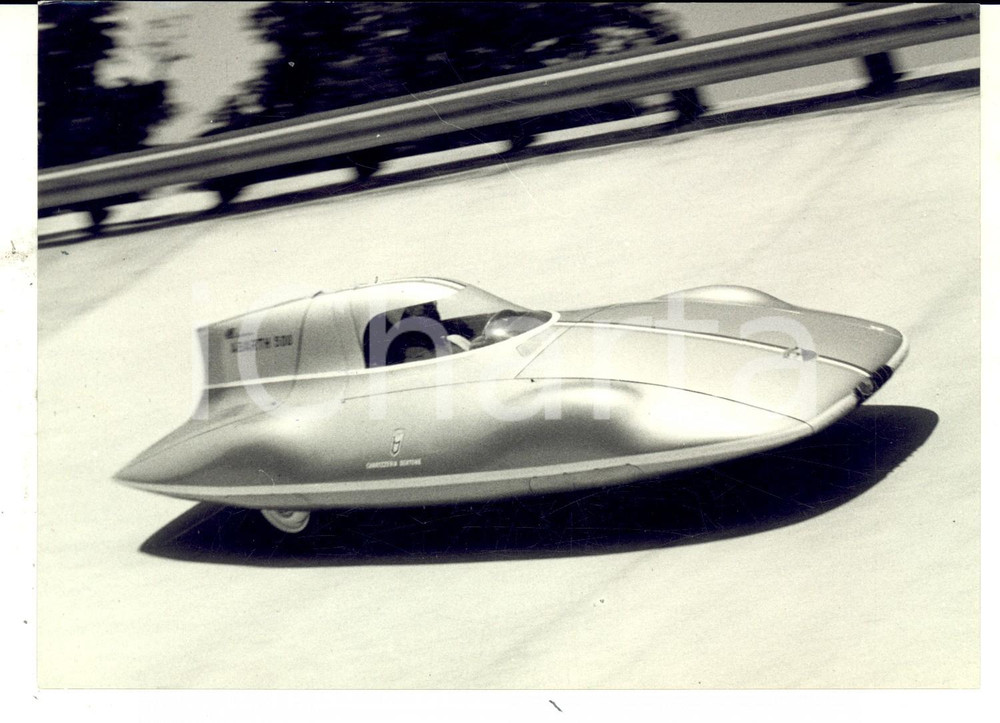 Fotografia d epoca originale 1956 AUTOMOBILISMO MONZA La ABARTH vince dieci record mondiali nella 750 Foto 1