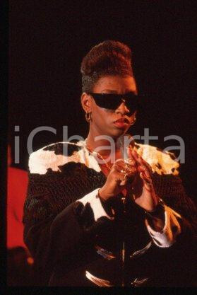 35mm vintage slide* 1990 ca ITALY American house music singer ADEVA (3)