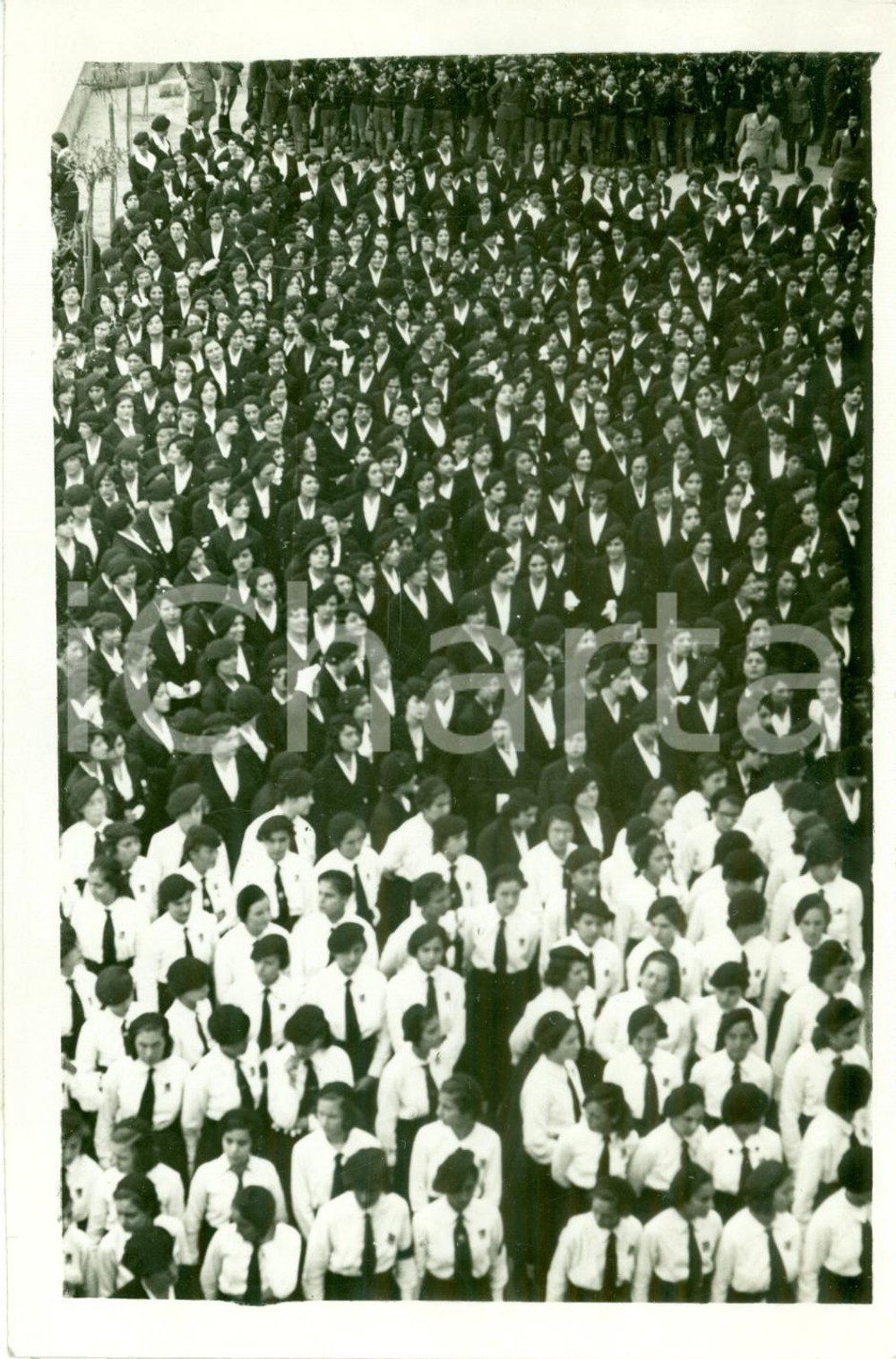Fotografia d epoca originale 1936 NAPOLI Inaugurazione mostra O.N.B. economia domestica Fotografia 1