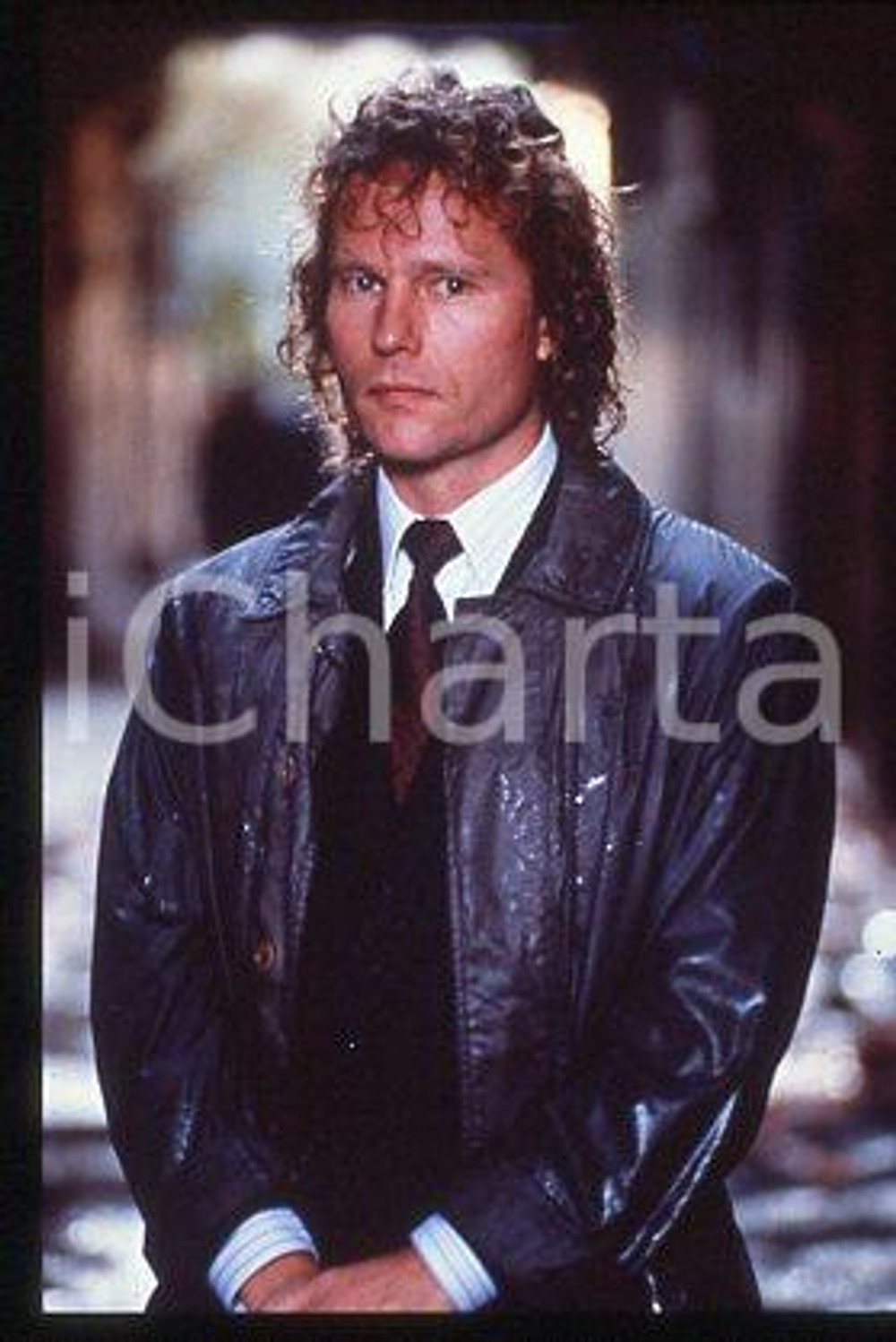 John SAVAGE - CINEMA Hunting American actor 1990 * 35 mm vintage slide 4