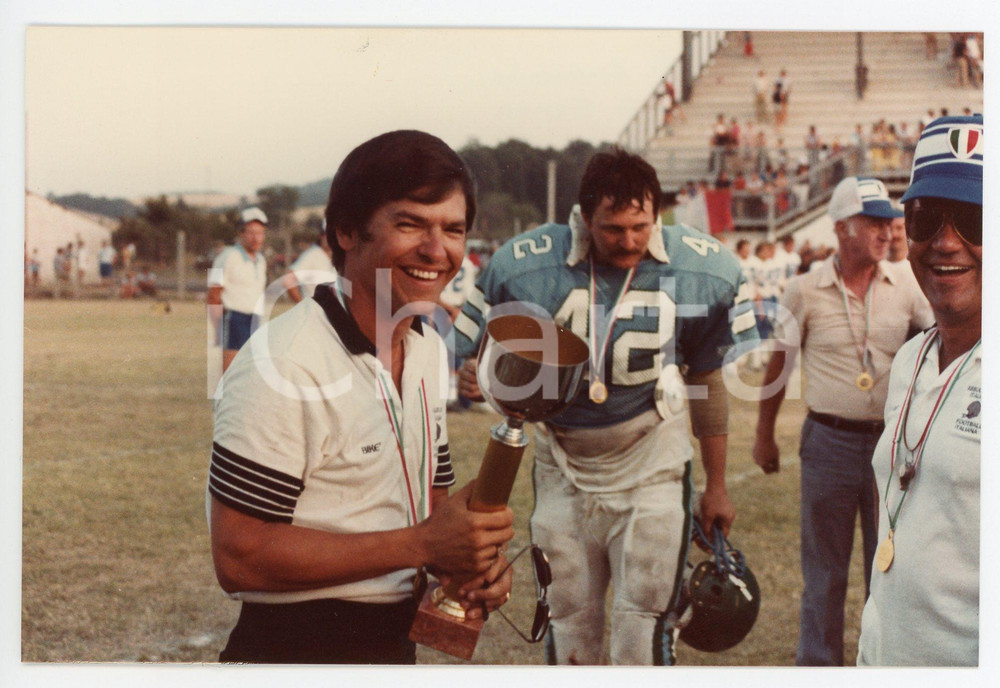 1983 CASTEL GIORGIO FOOTBALL AMERICANO - Raymond SEMKO Head Coach ITALIA *Foto 