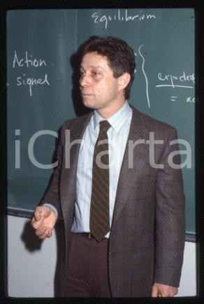35mm vintage slide* 1985 ca ECONOMICS Professor Janusz A. ORDOVER Portrait (6)