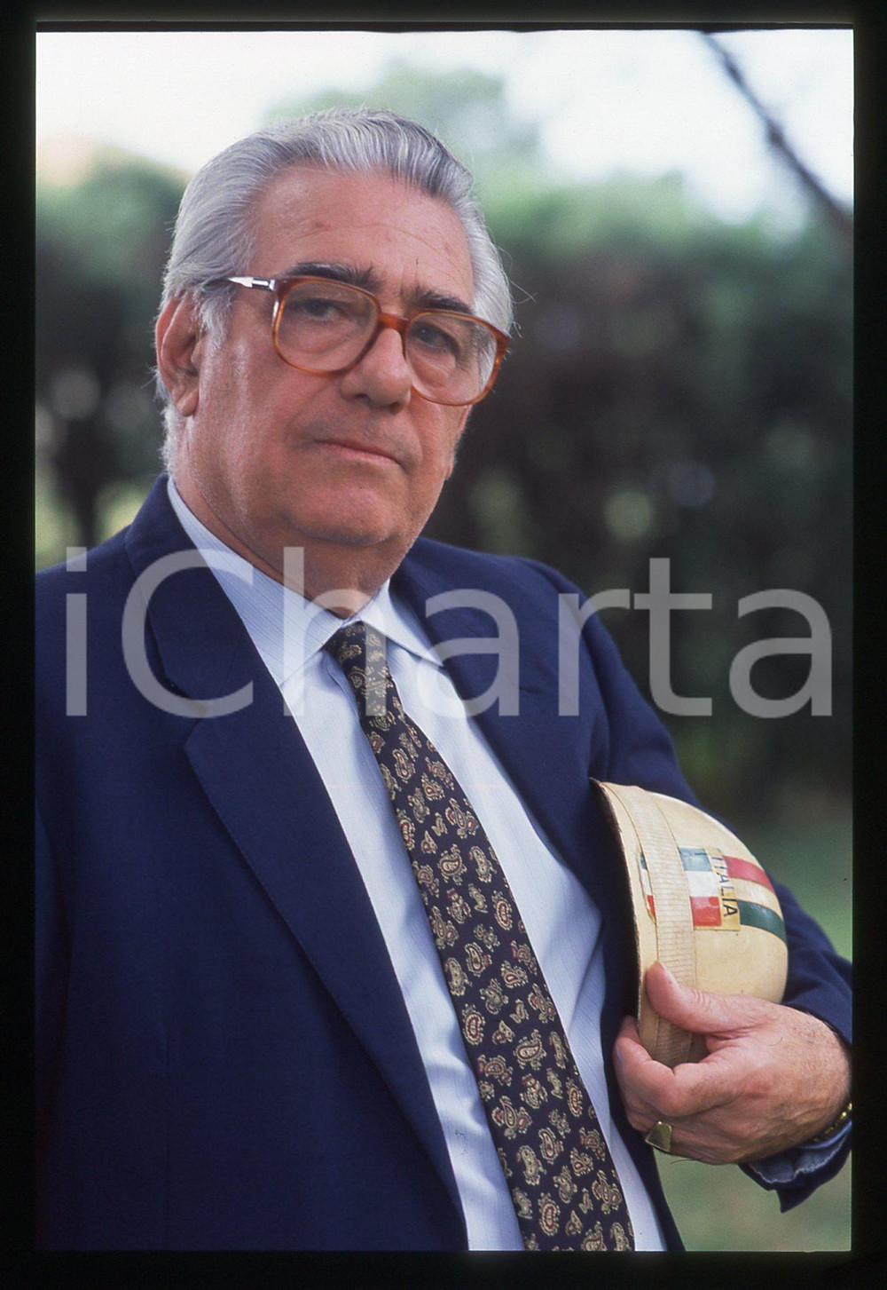 35mm vintage slide* 1990 FIRENZE Roberto VANNI leader Partito Automobilisti 8