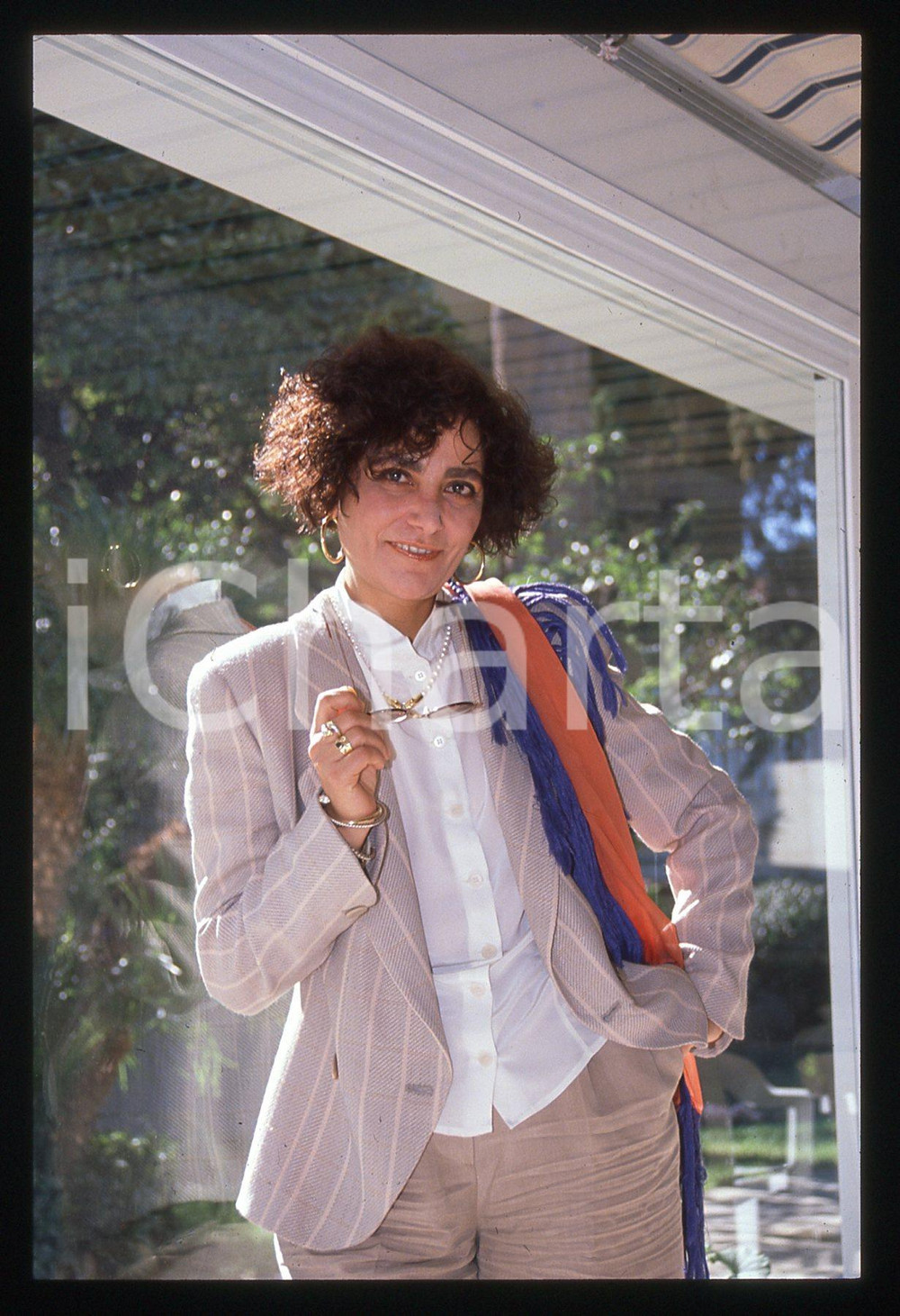 35mm vintage slide* 1990 ca MUSICA - Mia MARTINI Ritratto della cantante (11)