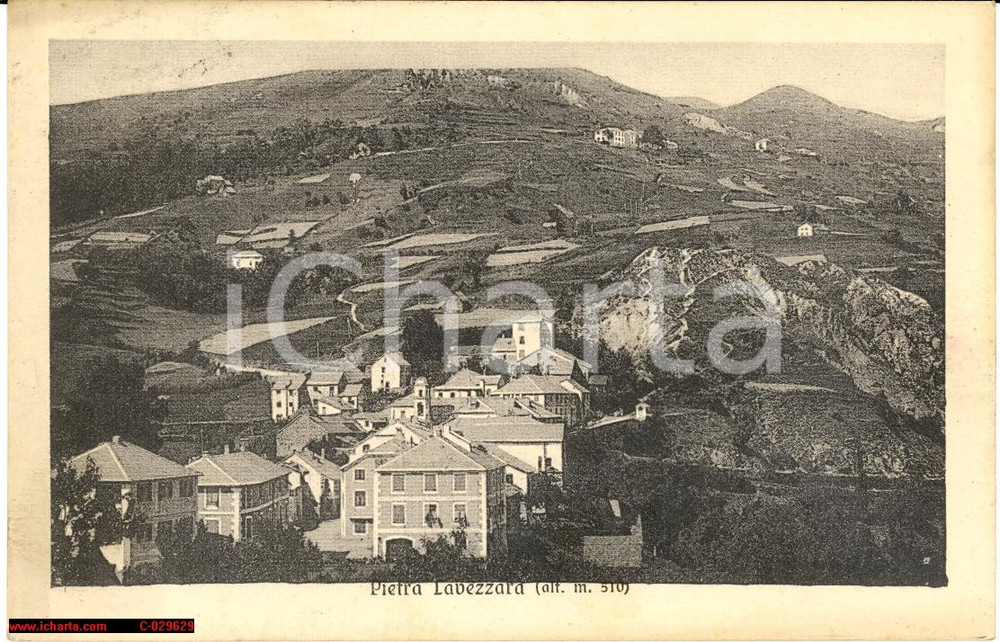 Cartolina originale da collezione 1930 PIETRALAVEZZARA Campomorone FP viaggiata 1