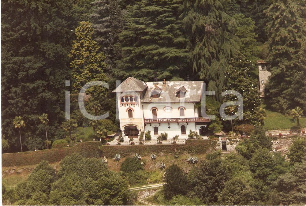 Fotografia d'epoca originale 1980 ca FRINO DI GHIFFA (VB) Veduta di villa LA SERENITA' *Fotografia 15x10 1