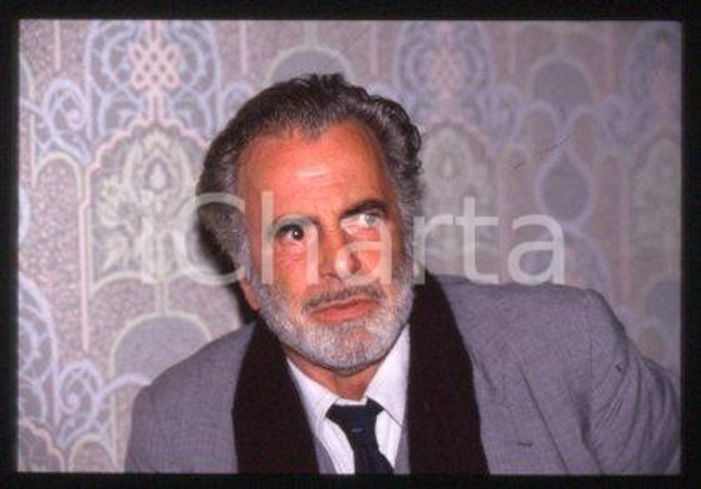 35mm vintage slide* 1994 ca CINEMA Austrian-Swiss actor Maximilian SCHELL (7)