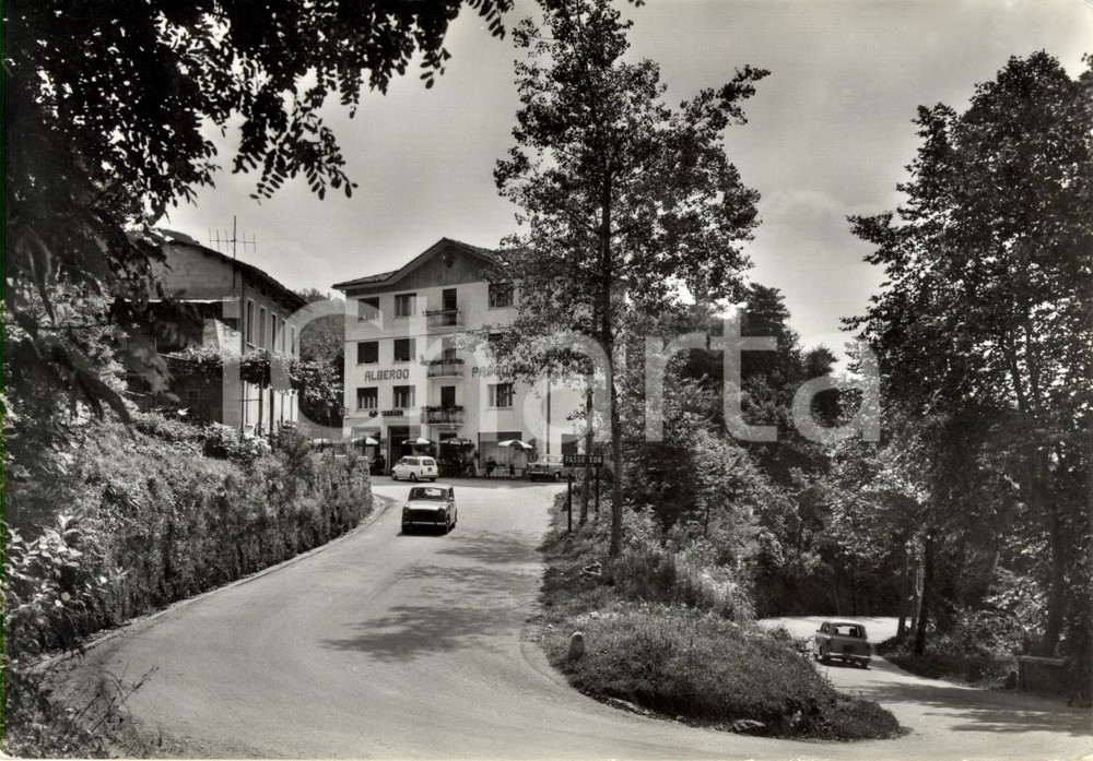 Cartolina originale da collezione 1968 RECOARO TERME (VI) Albergo ristorante PASSO XON *Cartolina ANIMATA FG VG 1