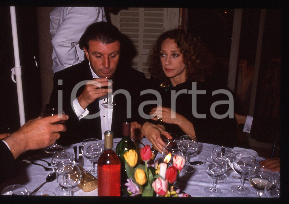 35mm vintage slide* 1990 ca Marisa BERENSON Greg DUBANE (5)