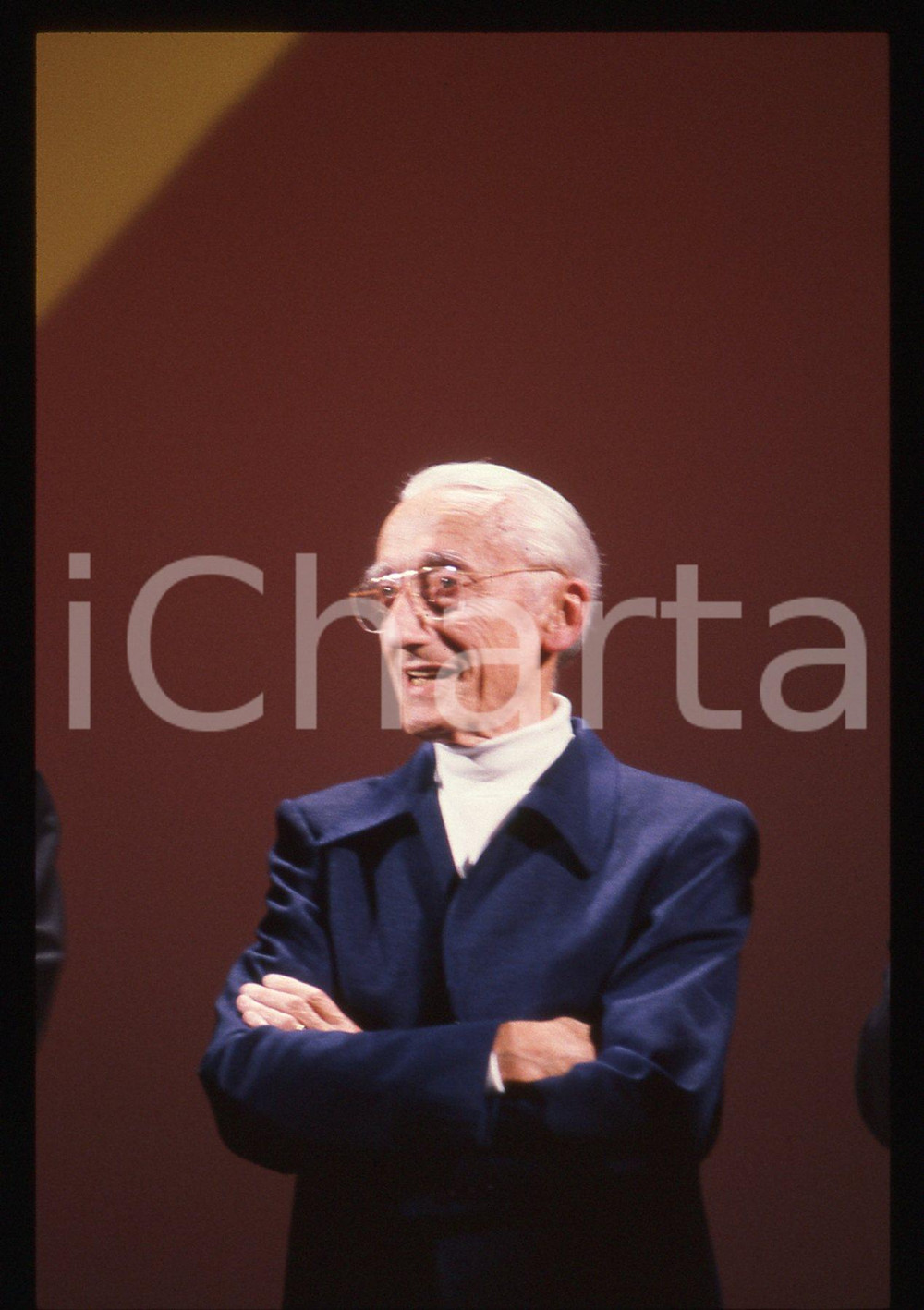 35mm vintage slide* 1990 FESTIVAL DI CANNES Jacques-Yves COUSTEAU - Ritratto (3)