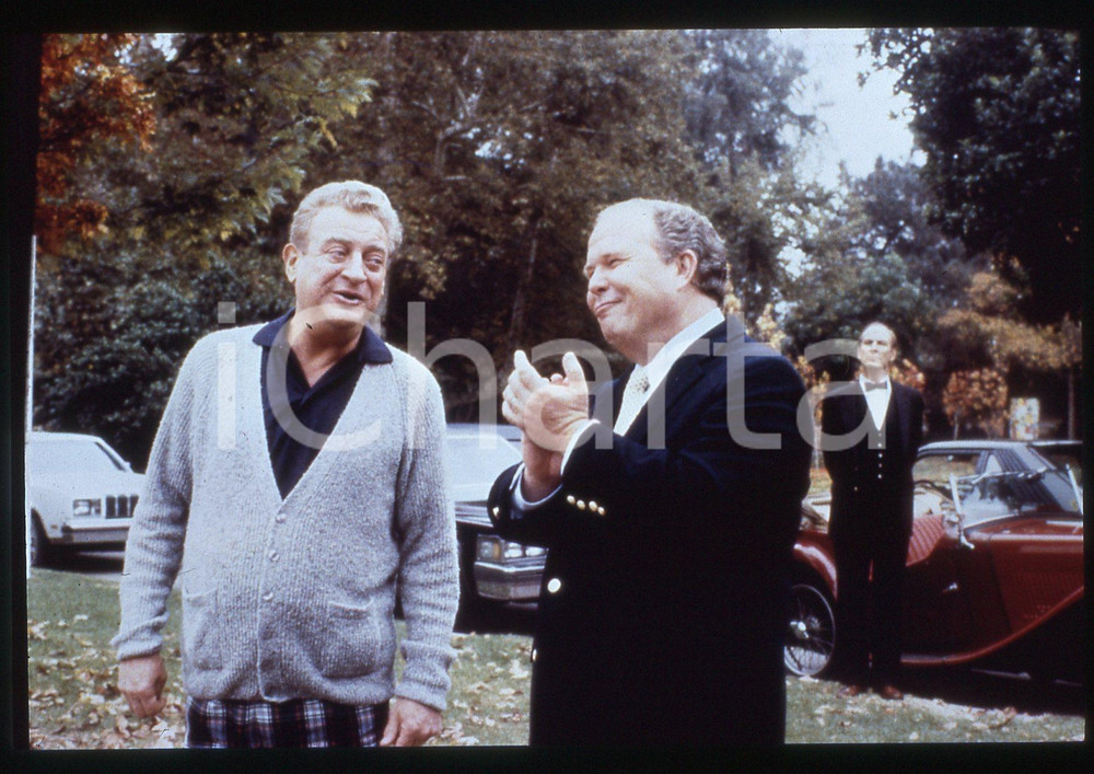 35mm vintage slide* 1986 BACK TO SCHOOL Rodney DANGERFIELD Ned BEATTY nel film 1