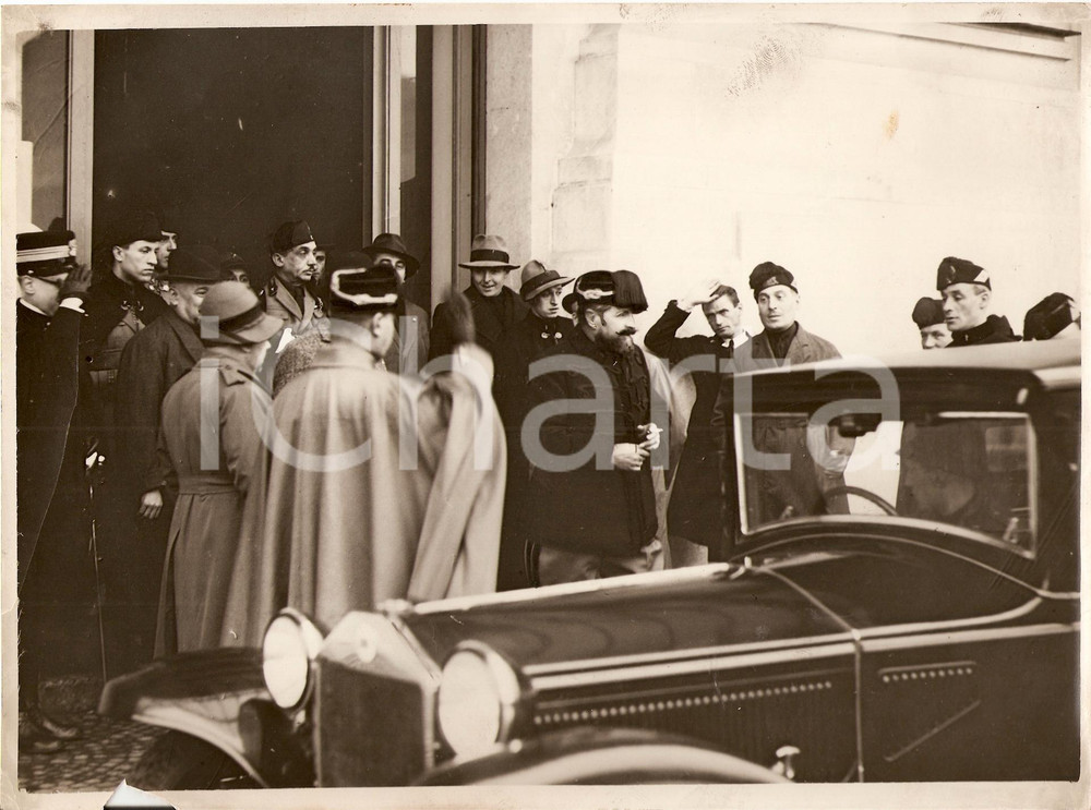 Fotografia d'epoca originale 1931 MILANO Attilio TERUZZI per cerimonie eroe BALDINI 1