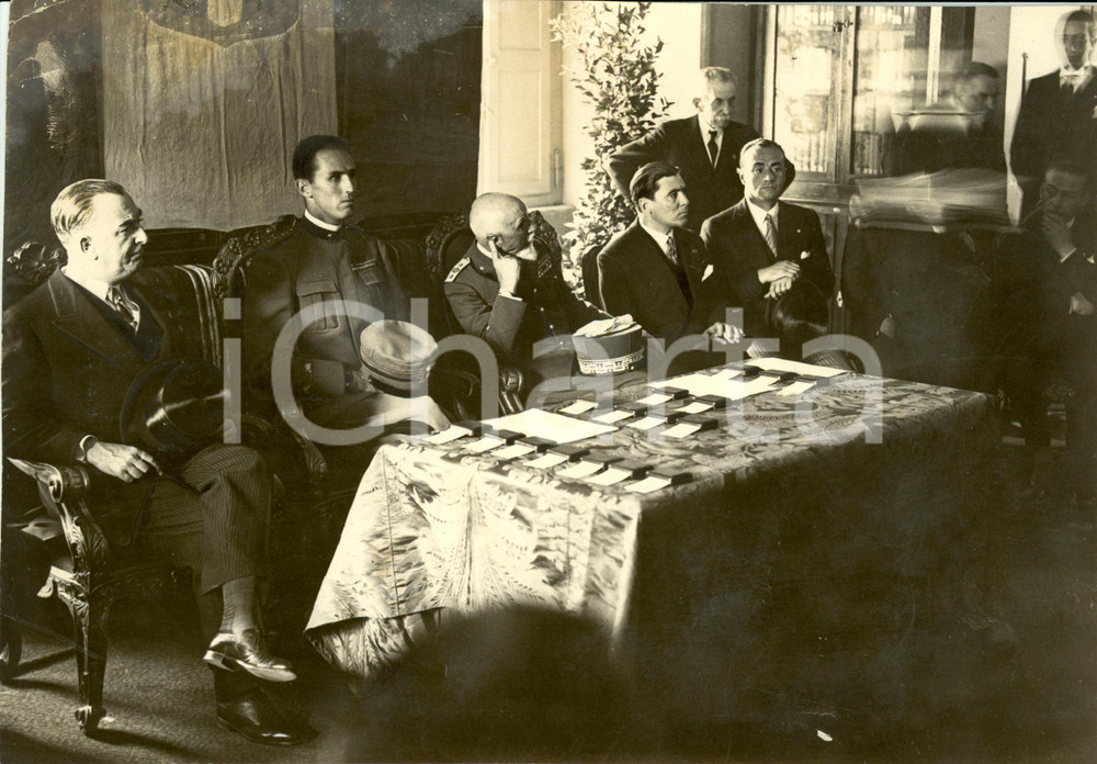 Fotografia d epoca originale 1931 ROMA 25Â°anniversario Istituto Coloniale Amedeo SAVOIA Foto DANNEGGIATA 1