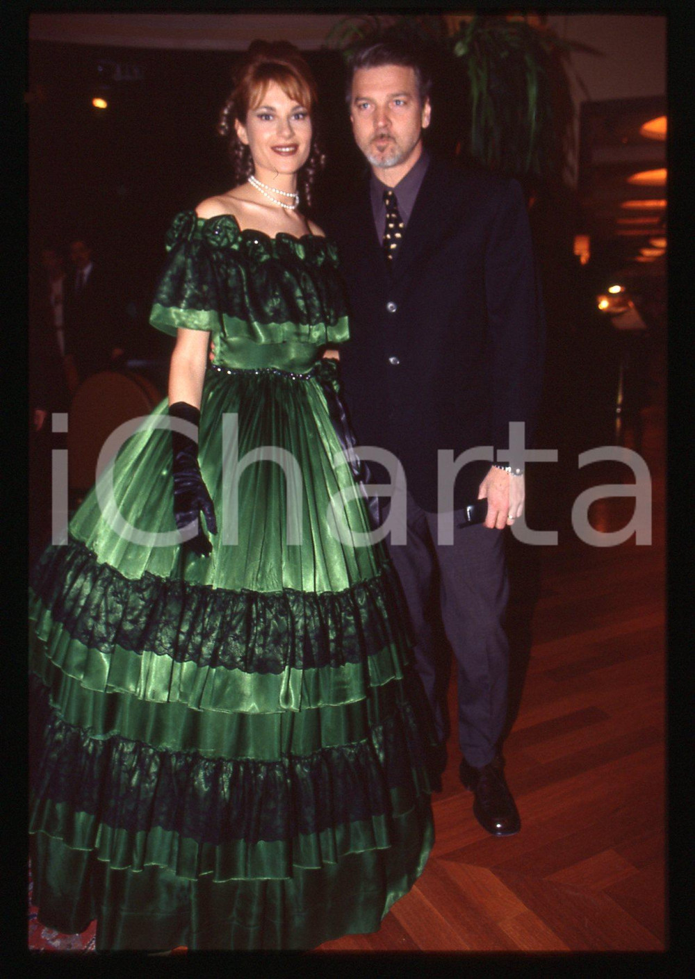 35mm vintage slide* 1990 ca COSTUME - Stefano TACCONI e Laura SPERANZA (9)