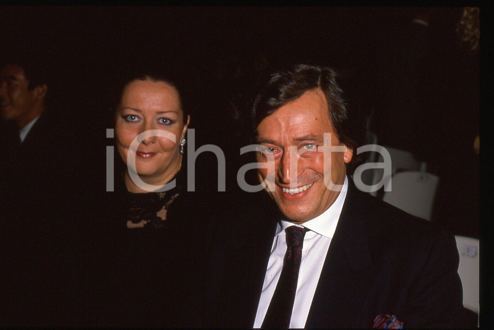 35mm vintage slide* 1988 MILANO - Guido ANGELI al concerto di Paul ANKA (10)