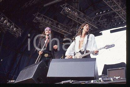 35mm vintage slide* 1990 ca MILAN English rock band THE QUIREBOYS (18)