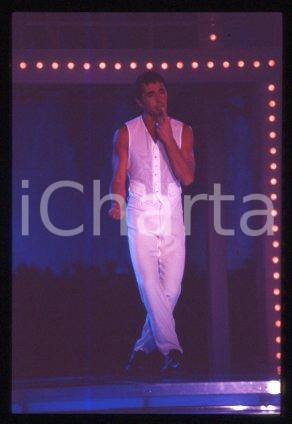 Giovanni SCIALPI - TV Show Italian singer 1990 ca * 35 mm vintage slide 17