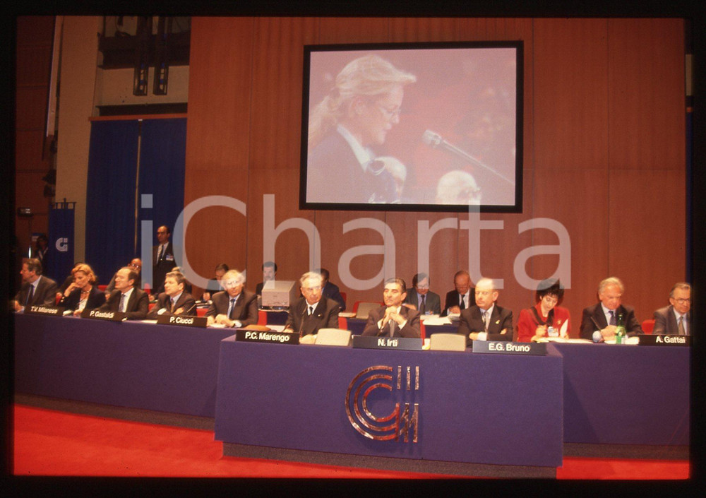 35mm vintage slide* 1993 GENOVA - CREDITO ITALIANO Assemblea dei soci (1)