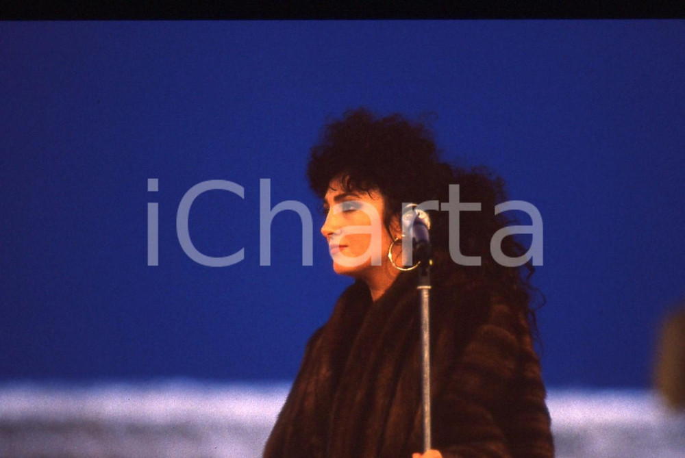 35mm vintage slide* 1990 FESTIVAL DI SANREMO Marcella BELLA Ritratto (4)