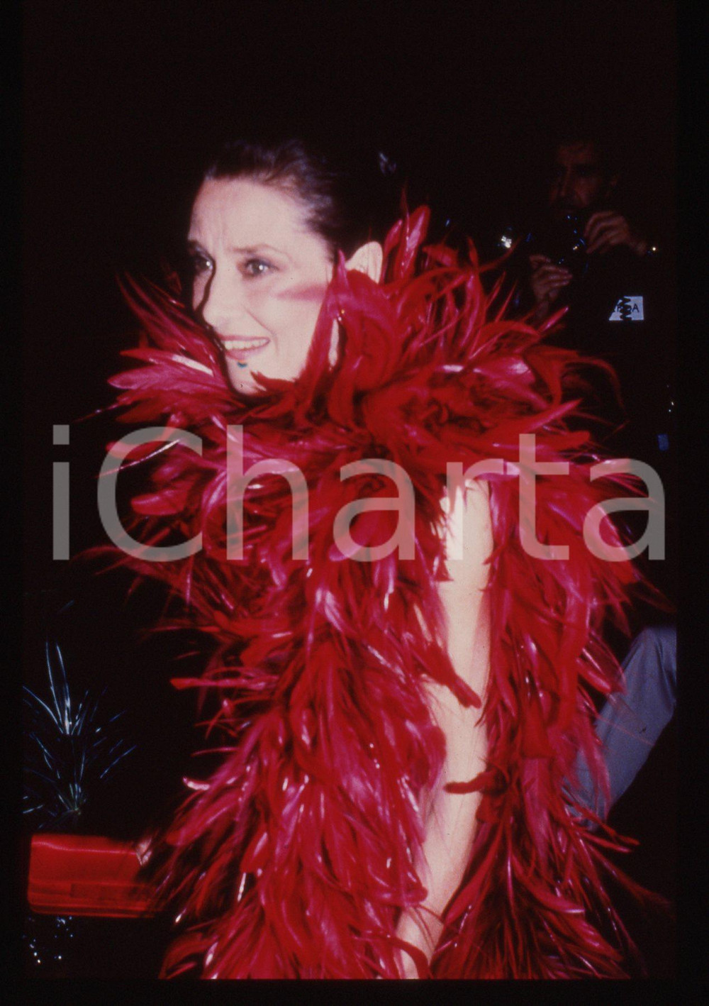 35mm vintage slide* 1989 NEW YORK - MOMA Audrey HEPBURN ai CFDA Awards 