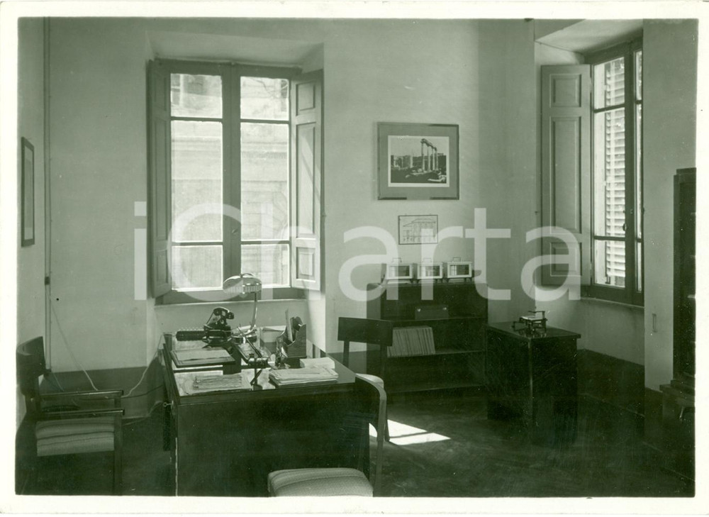 Fotografia d epoca originale 1940 ca ROMA Direzione R. Istituto PATOLOGIA del Libro Fotografia 1