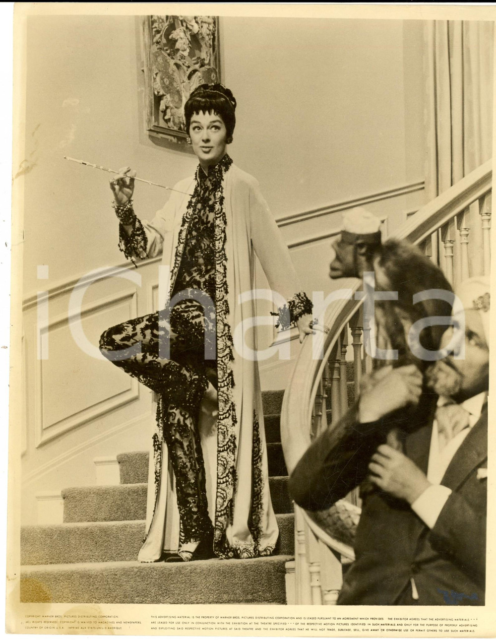 Fotografia d epoca originale 1958 CINEMA USA Auntie Mame  Rosalind RUSSELL  Fotografia 20x25 cm 1