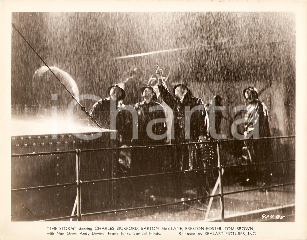 Fotografia d epoca originale 1938 THE STORM Tempesta in mare aperto Regia di Harold YOUNG Foto di scena 1