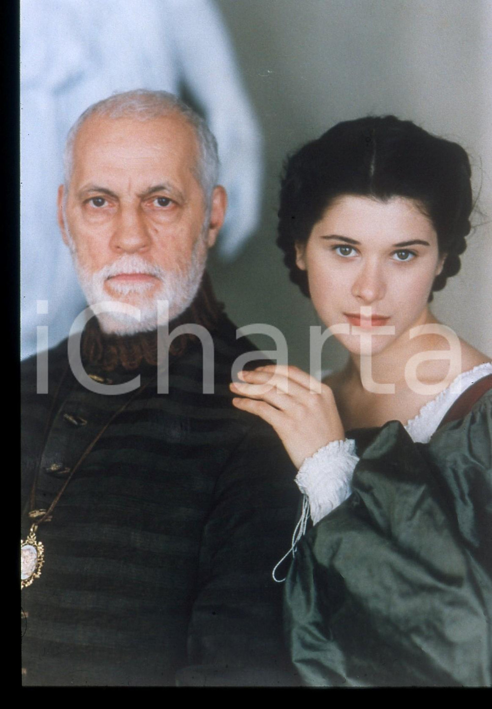 35mm vintage slide* 1997 Film "ARTEMISIA" - Michel SERRAULT Valentina CERVI (1)