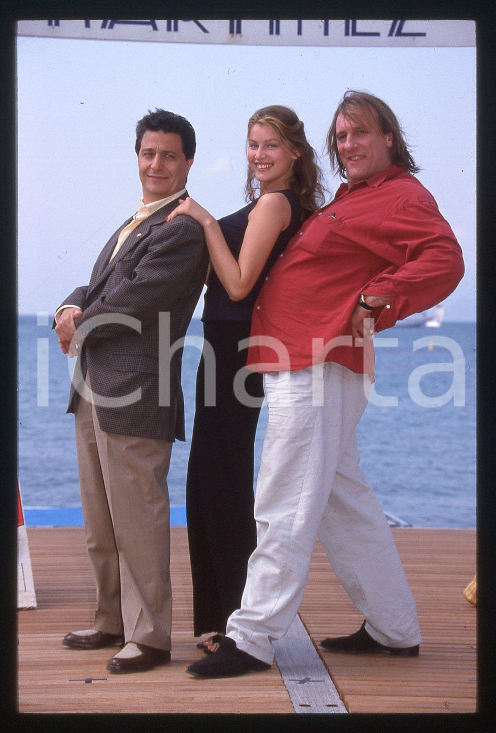 35mm vintage slide* 1998 CANNES Gérard DEPARDIEU Laetitia CASTA Festival (17)
