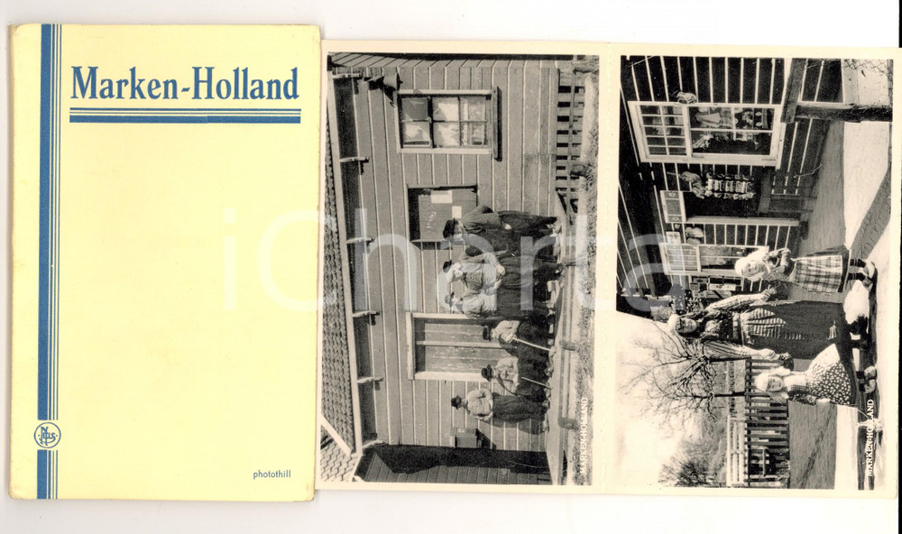 Cartolina originale da collezione 1960 ca MARKENHOLLAND / OLANDA  Libretto 10 cartoline TURISMO VINTAGE 1