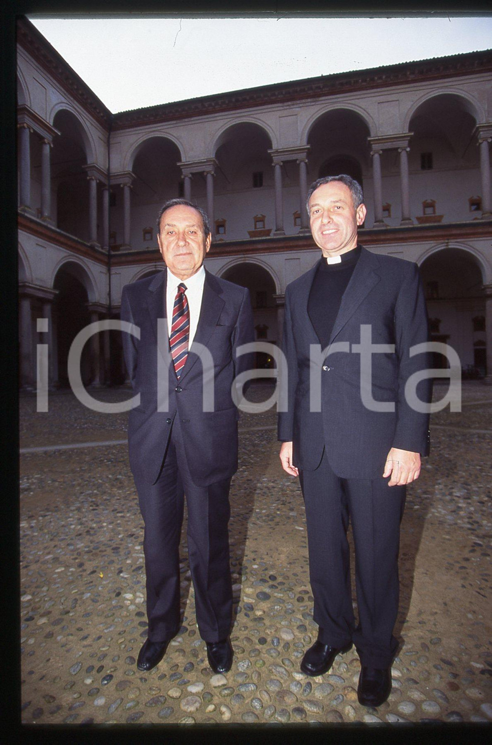 35mm vintage slide* 1995 ca COSTUME Alberto RONCHEY Alberto MAGGI - Ritratto (2)