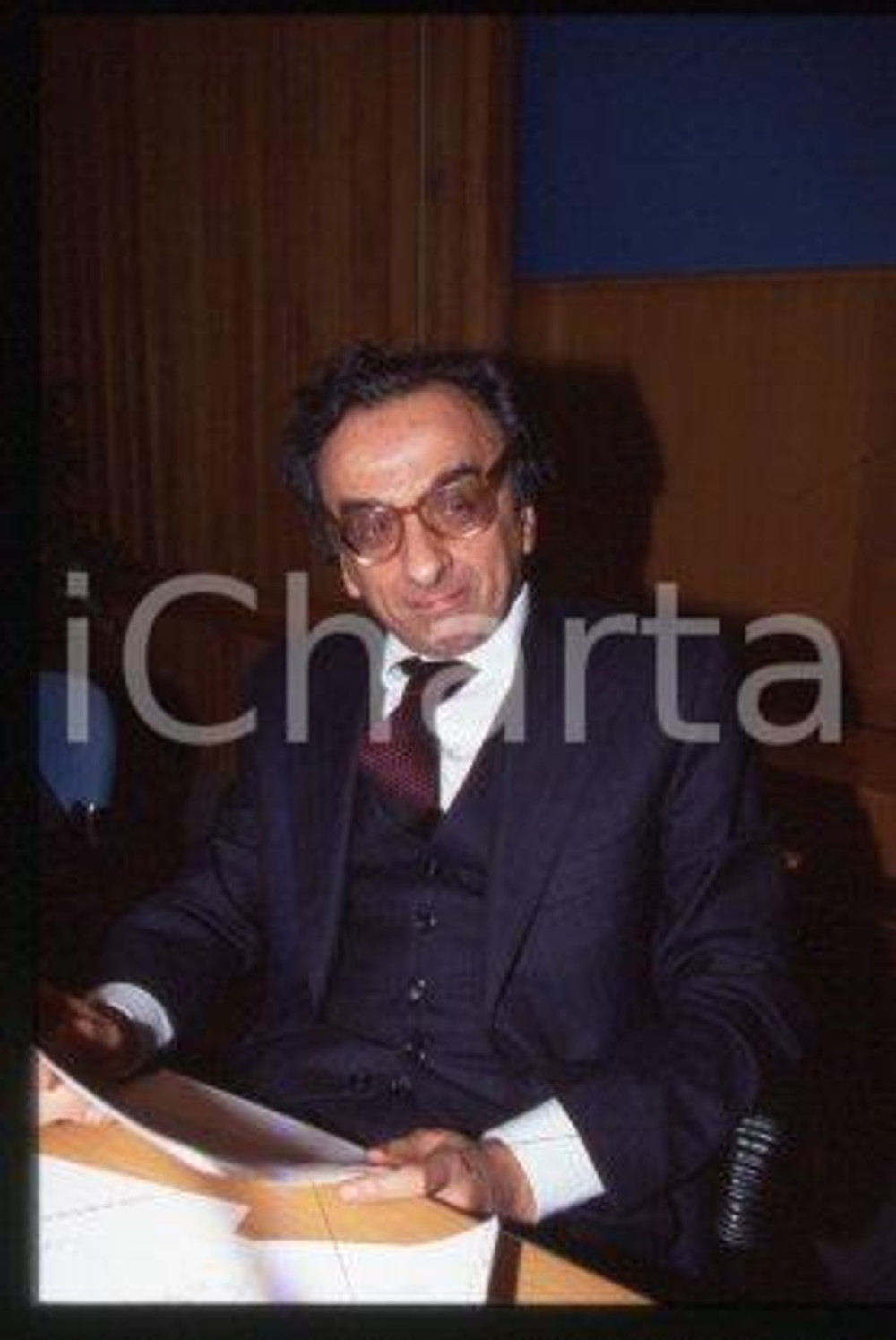 Alberto CLO' - ITALY Portrait of an economist 1995 ca * 35 mm vintage slide 7