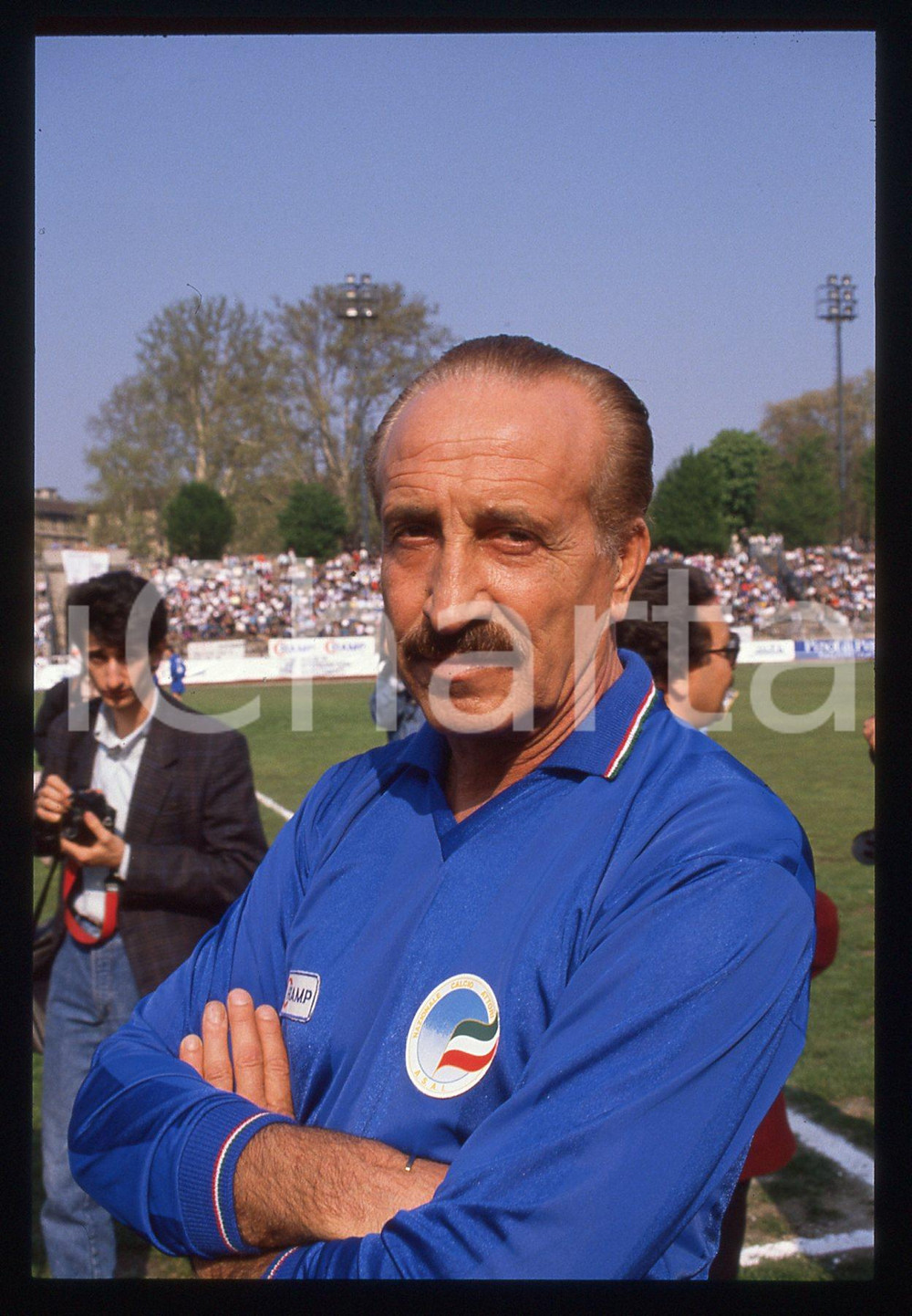 35mm vintage slide* 1990 ca MILANO CALCIO - Guido NICHELI Nazionale ATTORI