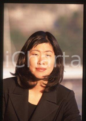 35mm vintage slide* 1993 ca LAKE COMO ITALY Japanese writer Banana YOSHIMOTO 10