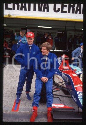 35mm vintage slide* 1993 F1 Jordan Hart 193 Rubens BARRICHELLO Thierry BOUTSEN 8